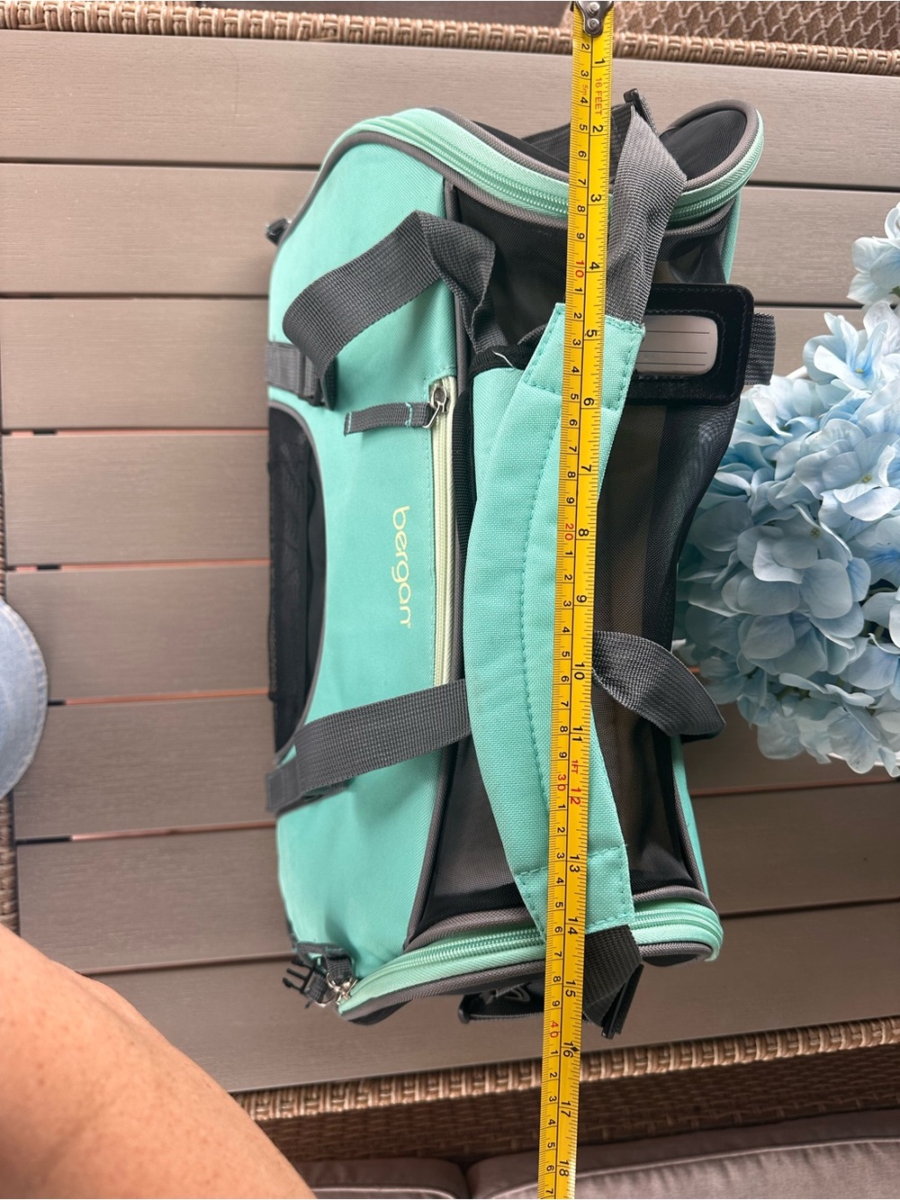 Teal Soft-Sided Small Pet Carrier - Picture 9 of 11